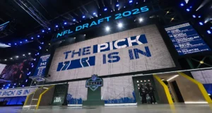 Mesa redonda simulada do Stampede Blue Staff Colts