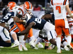 Notas do draft da NFL de 2026: contas selecionam DT Zane Durant.