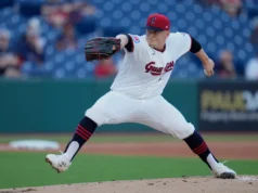 O novato do Guardians, Parker Messick, quebra a aposta sem sucesso no nono turno da vitória por 4 a 2 sobre o Orioles