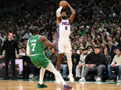 Joel Embiid acessou o Twitter para reagir à derrota dos Sixers sobre os Celtics