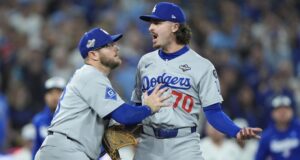 O arremessador dos Dodgers dá uma mensagem aos Blue Jays antes da revanche da World Series