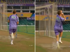 A estrela de Rs 25,20 crore da KKR está pronta para lançar ’em breve’? A franquia deu grandes dicas ao técnico Cameron Greene no vídeo pós-boliche