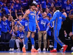 Chet Holmgren nomeado finalista do jogador defensivo do ano de 2025-26