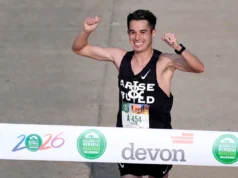 Steven Baker, nativo de Tulsa, vence a corrida masculina da OKC Memorial Marathon de 2026