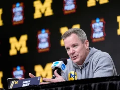 Dusty May estava observando UConn-Illinois antes do jogo Michigan Final Four