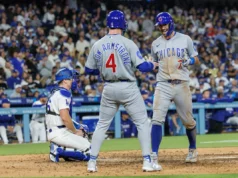 Dansby Swanson acerta novamente enquanto os Cubs se reúnem para vencer os Dodgers, registrando a 10ª vitória