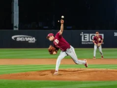 Os morcegos FSU caem novamente, o nº 5 Noles perde a primeira série ACC contra o nº 3 GT