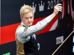 Robertson venceu quando o recorde semeado do Crisol foi igualado