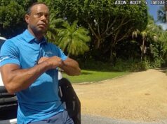 Tiger Woods disse aos deputados que ligou para ‘o presidente’ antes de sua prisão, mostra o vídeo
