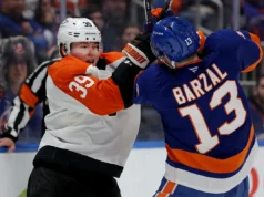 Reação instantânea: Mitchkov, empurra Flyers a um ponto dos Islanders para Metropolitan 3-seed