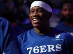 Tyrese Maxey comemora a maturidade de VJ Edgecomb com excelente desempenho no Jogo 2