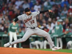 Casey Mize fecha o negócio, mas os Tigers caem para o último lugar do 10º lugar com uma derrota por 1 a 0 para o Red Sox.
