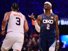 Shai Gilgeous-Alexander trolls Dillon Brooks com a camisa ‘Cancun on 3’ após a varredura do Thunder