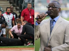 Cantor do hino do White Sox desmaia no meio da música em uma emergência ‘assustadora’ em campo