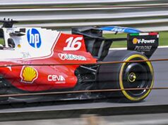 Teste da Ferrari atualiza asa ‘Macarena’ no teste de Monza F1