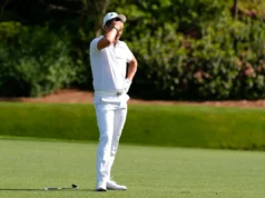 Haotong Li marcou 10 pontos na rodada final do Masters em 13 de agosto