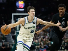 Green bateu o recorde do Bucks em um único jogo, 11 cestas de 3 pontos na vitória por 125-108 sobre o Nets.