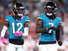 Vídeo de futebol fantástico: o que fazer com o papel de Travis Hunter na sala lotada do Jaguars WR