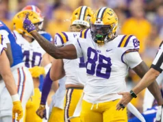 A ex-estrela da defesa do futebol da LSU é considerada um agente livre não contratado