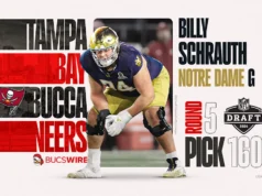 Os Bucs adicionam profundidade ao OL na 5ª rodada com Billy Schrauth