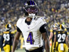 Baltimore Ravens escolhe a opção de US$ 27,2 milhões do recebedor Jay Flowers para 2027