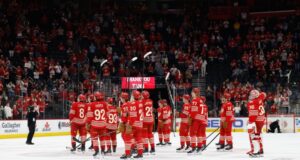 Os Red Wings sabem que perderam uma escolha de primeira rodada para os Blues na troca de Justin Faulk