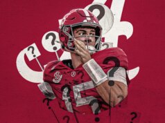 No ano passado, Shedeur Sanders foi o mistério do draft da NFL. Este ano, é o Alabama QB Ty Simpson.