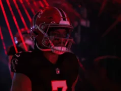 A nova camisa dos Falcons é uma grande melhoria à primeira vista