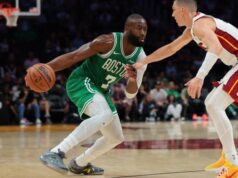 Celtics percorrem um primeiro quarto histórico para uma vitória recorde fora de casa contra o calor