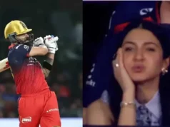 A reação de Anushka Sharma se torna viral quando Virat Kohli perde cinquenta contra LSG – Assista