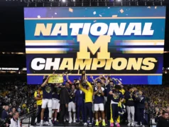 Michigan evita UConn para ganhar o título de basquete masculino da NCAA em 2026