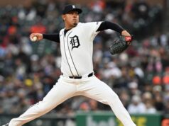 O prospecto de altos e baixos, Kidder Montero, está se esforçando para ganhar uma vaga de rotação para os Tigres