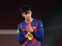 O jovem do Barcelona ainda não voltou aos treinos da equipe titular, dúvida para o confronto com o Celta de Vigo