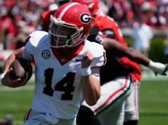 Calendário do futebol da Geórgia 2026 com previsões jogo a jogo