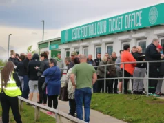A bilheteria do Celtic parece um verdadeiro primeiro de abril esta manhã