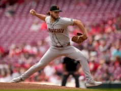 Landen Rupp e os Giants permitiram 1 rebatida na vitória por 3 a 0 sobre os Reds