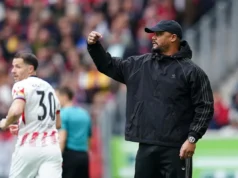 A empresa está encantada com a vitória sobre uma equipa do Freiburg “que deu tudo”.