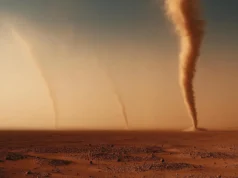 Tempestades de poeira marcianas estão expelindo eletricidade e reescrevendo a química do planeta