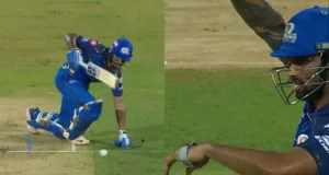 LIP 2026 | O relógio de Rs 28.000 de Tilak Verma cai após um tiro dar errado – Vídeo viral