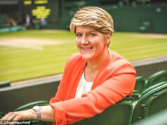Claire Balding, 55, espera estar mais ‘presente’ em casa com a esposa Alice Arnold, 64, após 30 anos de carreira