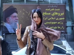 A estrela do Aprendiz enfrenta uma investigação de terrorismo depois de compartilhar um vídeo dele discursando em um comício pró-regime no Irã, onde multidões agitavam bandeiras do Hezbollah