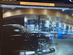 Momento ‘ex-funcionário descontente’ flagrado pela câmera carregando explosivos no Portland Athletics Club