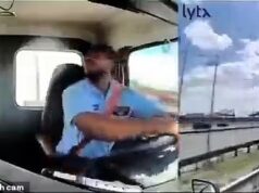 Momento assustador: avião colide com caminhão na rodovia de Nova Jersey ao pousar no aeroporto de Newark