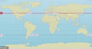 O que é paralelo à sua cidade? O incrível mapa revela cidades incríveis na mesma latitude – incluindo Edimburgo e Moscou