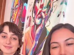 Momento emocionante: a firme esposa pró-palestina do prefeito de Nova York esbarra com a Miss Israel no café de Manhattan
