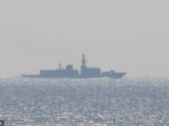 Navio da Marinha de Putin navega a 30 milhas da costa do Reino Unido – perto de um parque eólico offshore que abastece mais de 400.000 lares britânicos