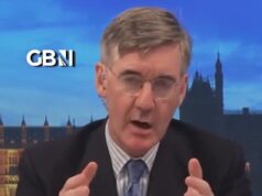 Contrabandistas albaneses zombam das fronteiras suaves do Reino Unido enquanto compartilham um clipe da caneca de Jacob Rees destacando a crise dos pequenos barcos para anunciar uma viagem através do Canal da Mancha de £ 2.000 por cabeça