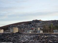 Moradores se enfurecem com o aterro ‘sem escrúpulos’ que cheira a ovos podres e com a ‘ocupação’ de sua pitoresca vila