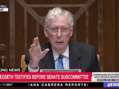 Medos para Mitch McConnell, 84, quando sua queda impressionante é revelada e Trump o acusa de manipular ativistas de “esquerda”