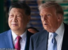 Xi ignorou as impressionantes árvores de 300 anos com uma pergunta candente antes de Trump voltar para casa